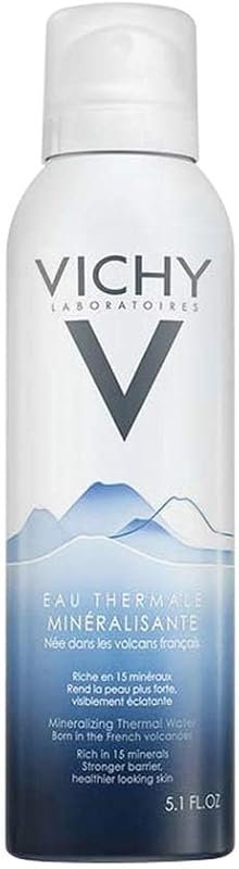 Vichy Mineral Thermal Water Mist, Rich in 15 Minerals, Face and Body, Sensitive Skin, Spray, 150 ml