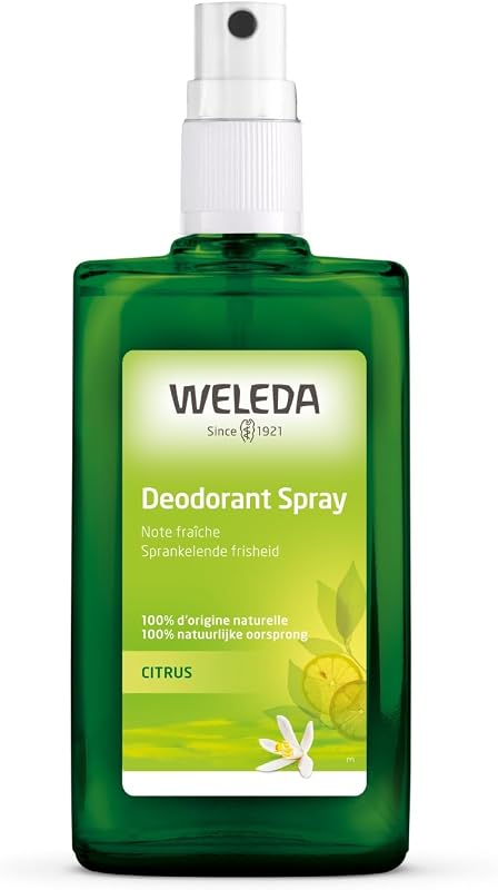 Weleda Citrus Fresh Deo Spray 100ml | 100% Natural Origin Ingredients, No Aluminium Salts, Organic Deo, Odour