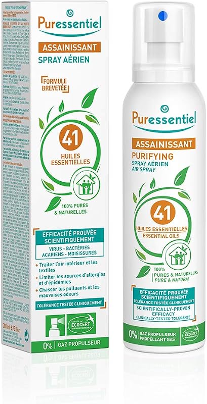 Puressentiel – Sanitizer - Air Spray with 41 Essential Oils - 100% pure and natural - Proven effectiveness aga