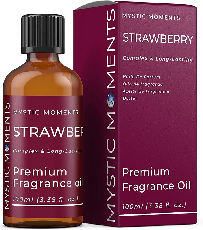 Mystic Moments | Strawberry Fragrance Oil | 100 ml | Strawberry: a fragrance with sweet and juicy notes of fru