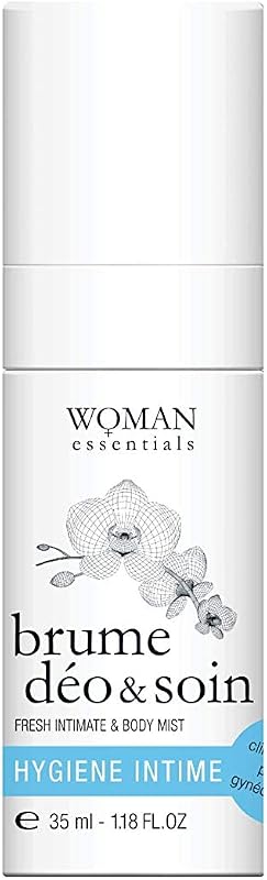 WOMAN ESSENTIALS Brume DEO&Soin - 24-Hour Deodorising Care Mist for Body & Intimate Use - Dry, Sensitive or Sh