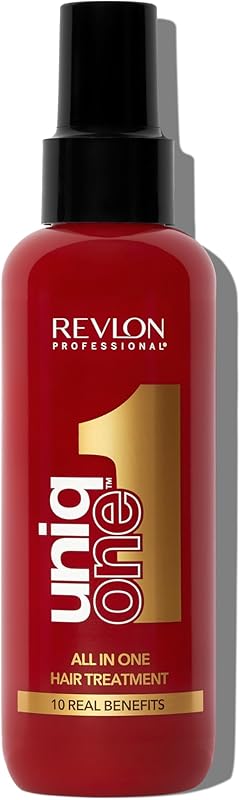 Revlon Professional UniqOne, Masque en Spray Sans Rinçage (150 ml), Soin Cheveux Nourrissant et Réparateur, Fo