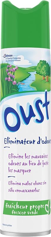Oust Clean Freshness Aerosol Air Fresheners - 300 ml