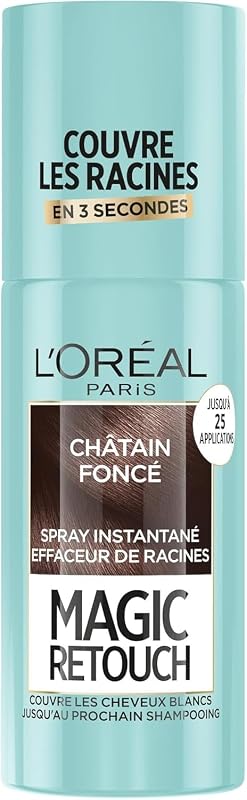 L'ORÉAL PARIS Magic Retouch Instant Corrector Spray for White Roots and Hair for Men and Women 75 ml Dark Brow