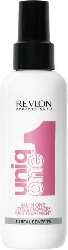 Revlon Professional UniqOne, Masque en Spray Sans Rinçage (150 ml), Soin Cheveux Nourrissant et Réparateur, Fo