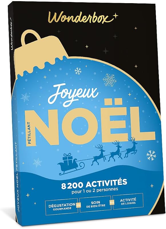 Wonderbox - Merry Christmas Sparkling - Gift Box - Gift Idea Multi Activities | 1 activity to choose from - Mo