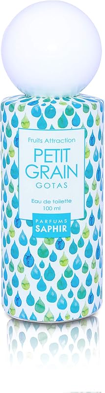 PARFUMS SAPHIR Fruit Attraction Petit Grain Eau de Parfum Spray for Women, 100 ml