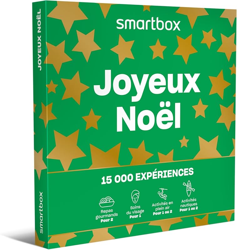 Smartbox - Gift Set for Women and Men - Merry Christmas - Gift Idea - 1 Activity for 1 or 2 People