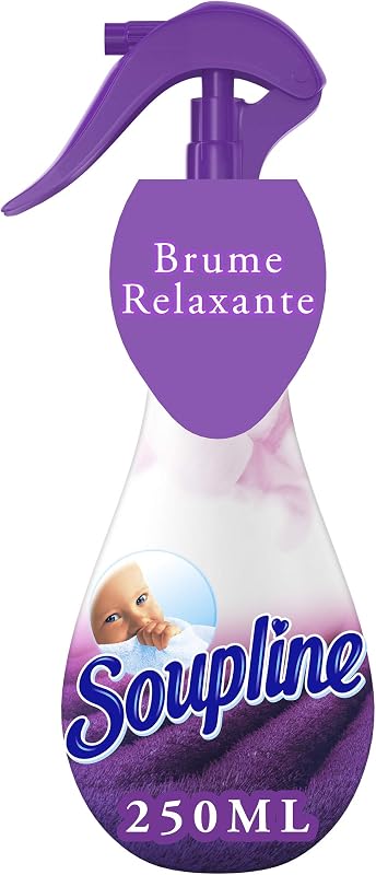 SOUPLINE - Lavender Fragrance Laundry Mist - Spray to refresh laundry - Perfumes instantly - Ideal addition to