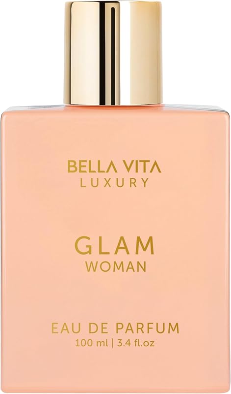 Bellavita Luxury GLAM Eau de Parfum | 100 ml | Perfume for Women | White Floral, Woody Vanilla Scent Profile w