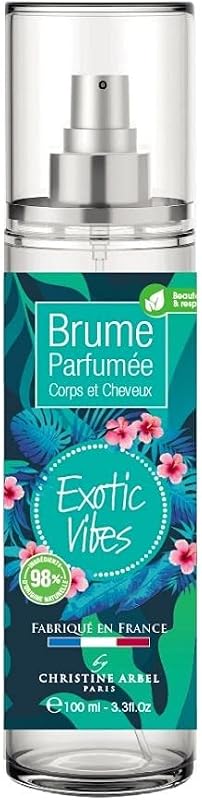 Christine Arbel Paris EXOTIC VIBES Fragrance Mist for Body and Hair Fruity-Floral-Gourmet Fragrance Spray 100