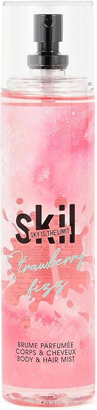SKIL - Strawberry Fizz Perfume Mist - Milky Way Collection - Vanilla Strawberry Fragrance - Spray Bottle 250 m