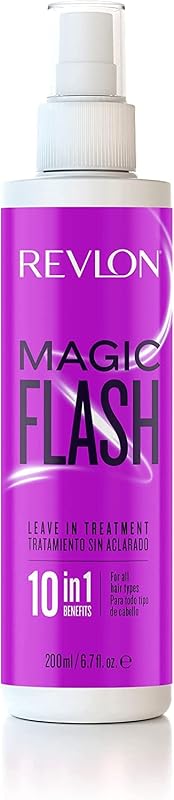 Revlon Magic Flash 10-in-1 Leave-In Hair Care 200ml | Provides hydration and shine, protects against heat, det