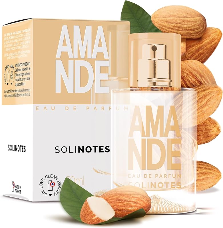 Women's Perfume Solinotes Almond - Eau De Parfum | Floral and Soothing Fragrance - Perfect Gift for Her - 50 m