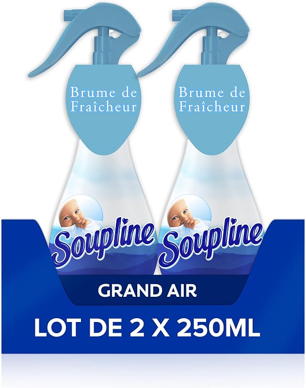 SOUPLINE - Large Air Fragrance Laundry Mist - Spray to refresh laundry - Perfumes instantly - Ideal addition t