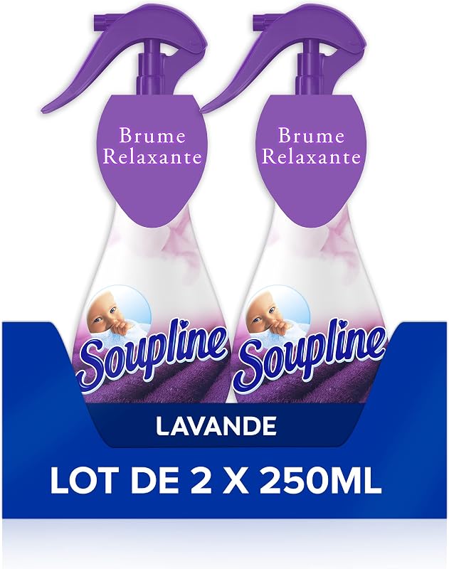 SOUPLINE - Soupline Lavender Fragrance Laundry Mist - Spray to Refresh Laundry - Perfumes Instantly - In addit