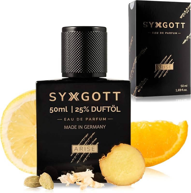 SYXGOTT Arise Men's Perfume with Pheromone Oil, Eau de Parfum for Men, Fresh and Fruity Scent, Perfect Fragran