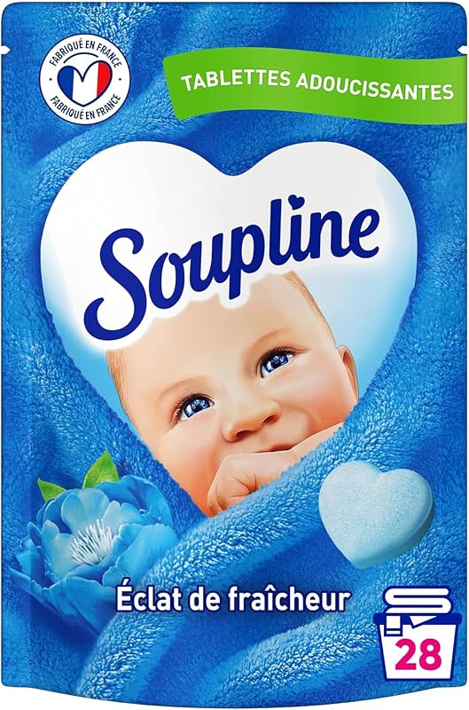 SOUPLINE Grand Air Heart Softening Tablets, Fragrance Home Linen, Irresistible Softness and Fragrance, Souplin
