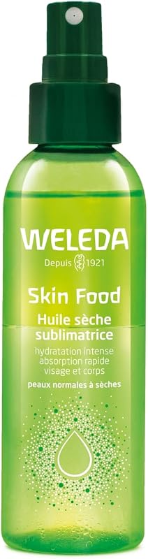 WELEDA Skin Food Sublimating Dry Oil 100 ml | Normal to Dry Skin, Hydrating Body & Face Biphase Spray, Fast Ab