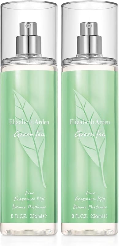 Elizabeth Arden Green Tea Scented Mist for Women, Green Tea Extract, Awakens Skin and Senses (Pack of 2)