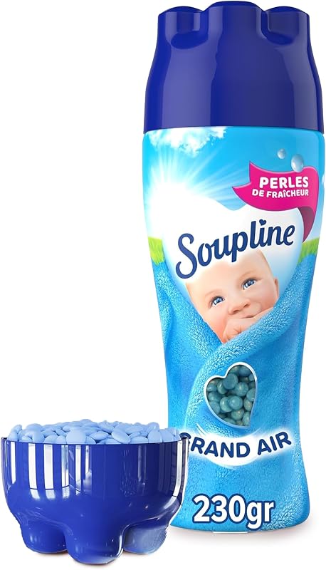 SOUPLINE Long Lasting Freshness Beads, Ideal Addition to Your Laundry Detergent and Fabric Softener, Pearl Lin