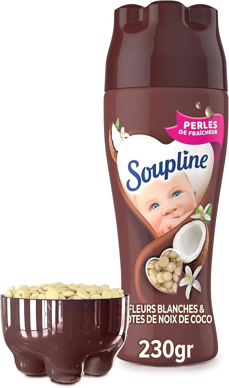 SOUPLINE - Long-lasting White Flowers and Coconut Freshness Booster Pearls - 230g