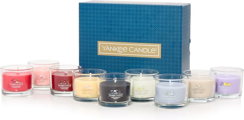 Yankee Candle Scented Candles Gift Set | Glass Votive Candles | Soy Wax Mix | 9 Count | Gifts for Women