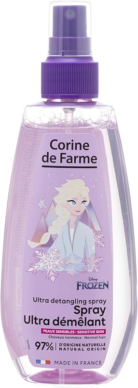 Corine de Farme Frozen 2 Children's Detangling Spray | Effortless detangles - Clean Beauty formula - Sensitive