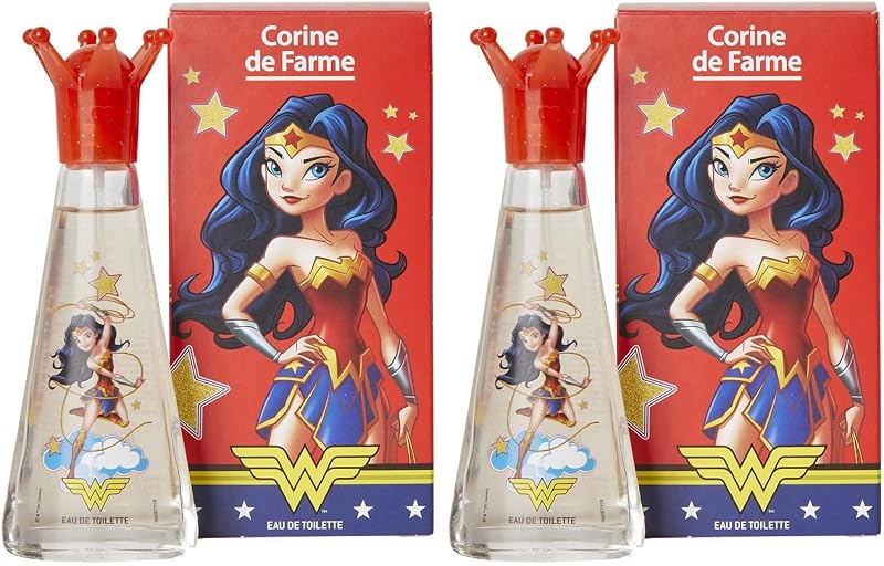 Corine de Farme - Wonder Woman Eau de Toilette - DC Comics Fragrance for Children from 3 Years - Clean Beauty,