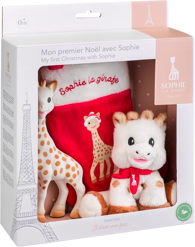 Sophie the Giraffe My First Christmas Gift Set Baby Gift From Birth | Toy | Plush 14 cm | Christmas Stocking |