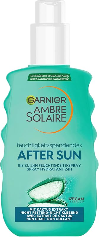 Garnier Ambre Solaire After Sun Spray Moisturizes and Prolongs Tan, 150 ml