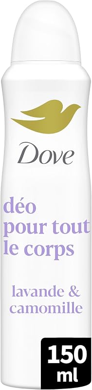 Dove - Deodorant for the whole body - Spray - Lavender & Chamomile - Anti Odors and White Traces 72h - Designe