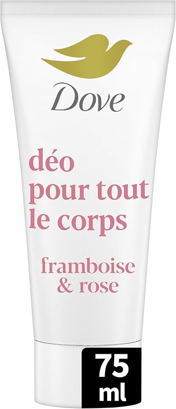 Dove - Deodorant for the whole body - Cream- Raspberry & Rose - Anti Odors and White Traces 72h - Designed for