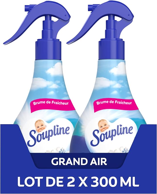 Soupline – Large Air Fragrance Laundry Mist Spray – Fragrance Mist for Home Linen and Clothes – Ideal Addition