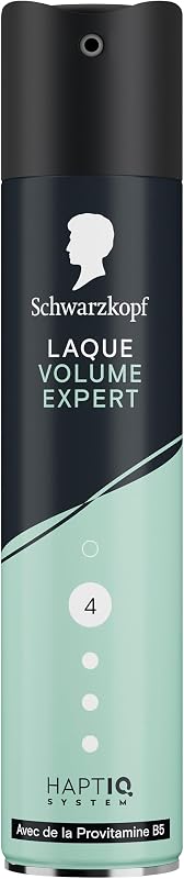Schwarzkopf, Expert Volume Hairspray, Anti-Flat Hair, Haptiq System Technology, Formula with Pro-Vitamin B5, V