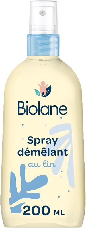 BIOLANE - Baby Detangling Spray - Detangles Effectively - Facilitates Styling - No Rinse - French Linen - 98% 