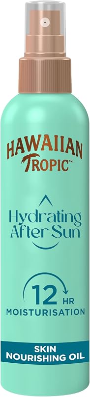 HAWAIIAN TROPIC Hydrating Aftersun Nourishing Oil 150ml, Fast Absorption, With Avocado & Jojoba Oils, Water Re