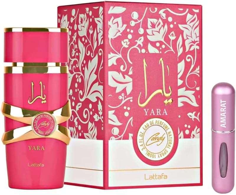 Yara Candy Original Perfume 100 ml, Arabic Fragrance for Women Long Lasting, EDP Imported from Dubai, Includes