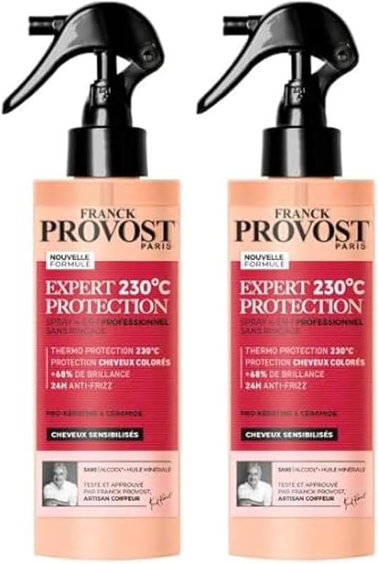 Franck Provost F. Provost Professional Expert Protection 4-in-1 Leave-In Care 230°C 190ml (Pack of 2)