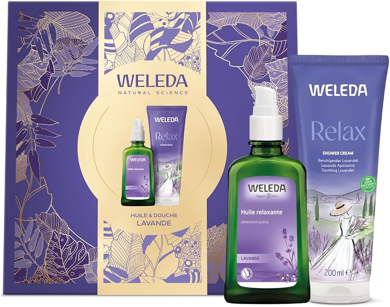 Weleda – Christmas Gift Box with Lavender Body 2025 | Relaxing routine with care oil and lavender shower cream