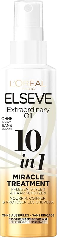 L'Oréal Paris Elseve Extraordinary Oil Spray 10-in-1 Dry Hair 150 ml | Natural precious oils, Thermal protecti