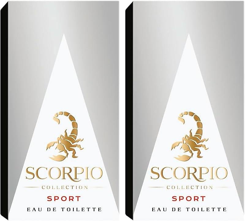 Scorpio - Eau de Toilette - Sport Collection - 75 ml (Pack of 2)