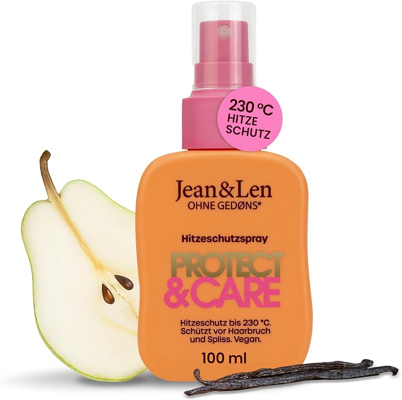 Jean & Len Protect & Care thermo-protective spray, protects hair up to 230 °C against breakage and split ends,