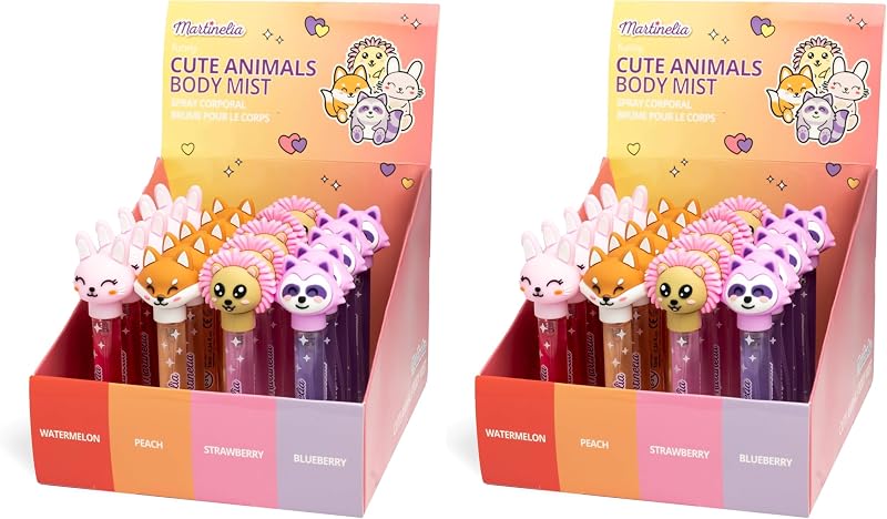 MARTINELIA – Children's Eau De Toilette - Pocket Perfume Animals For Girl - Beauty Routine - Animal Cap Too Cu