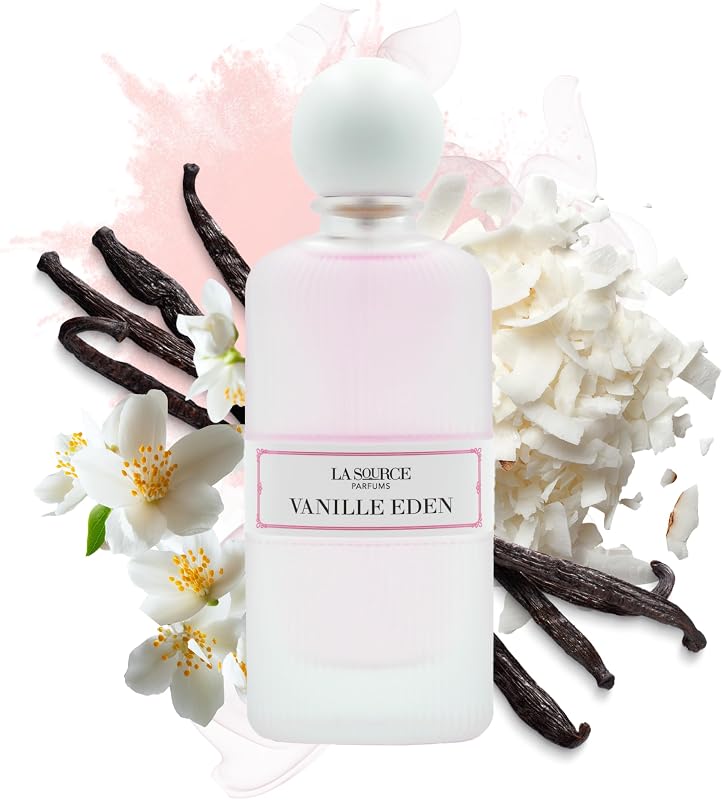 La Source Parfum – Eau de Parfum – Vanilla Eden – Women – Elegant & Sweet Notes – Gourmet & Sweet Sillage – 60