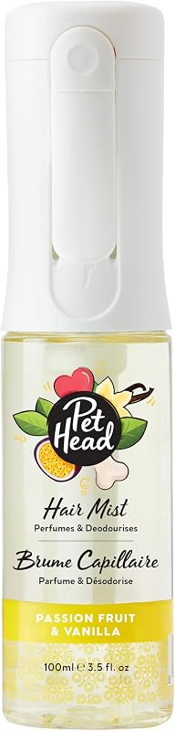 Pet Head Dog Coat Mist | Passion Fruit & Vanilla Fragrance | Dog Deodorant Spray with Premium Long Lasting Fra