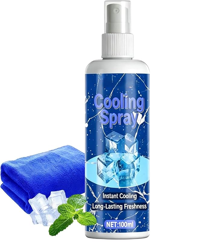 Spray Rafraîchissant pour Temps Chaud 100ml Brume Fraîcheur Estivale Non | Spray Rafraîchissant Visage et Corp