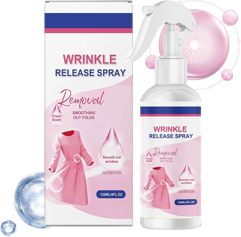 Spray anti-statique de 120 ml Brume défroissante de vêtements | Suppresseur d'électricité Statique Tissu Linge