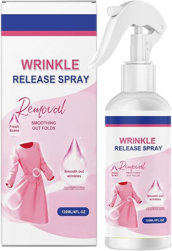 Spray anti-statique de 120 ml Brume Défroissante Pour Vêtements | Spray De Rafraîchissement Des Vêtements Ling