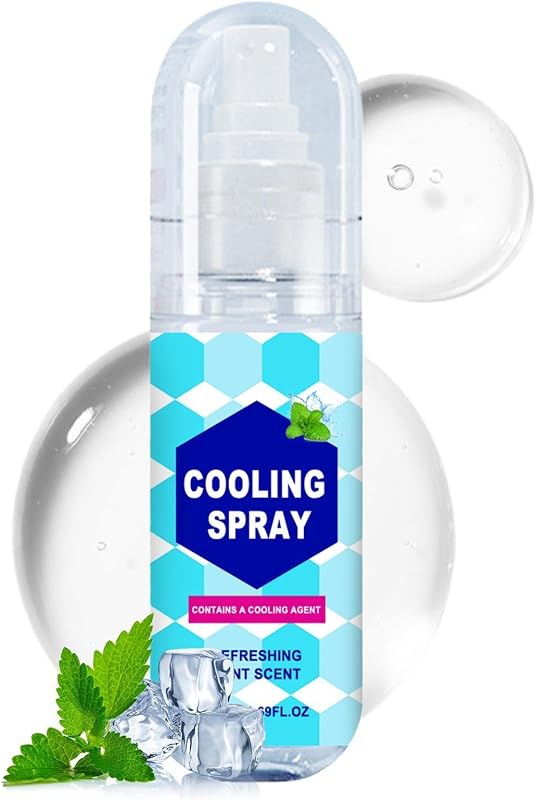 Brume Rafraîchissante pour le Corps 50 ml Brume Visage Fraîcheur Été Menthe | Spray Rafraîchissant Sport Femme